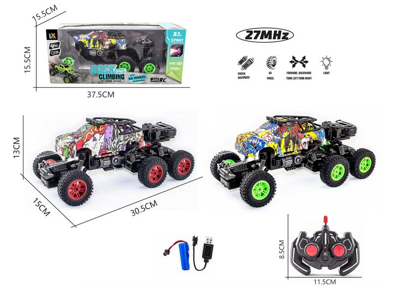 1:16 R/C Climbing Car 5Ways W/L_Charge(2C) toys