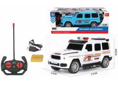 1:18 R/C Police Car 4Ways W/Charger(2C)
