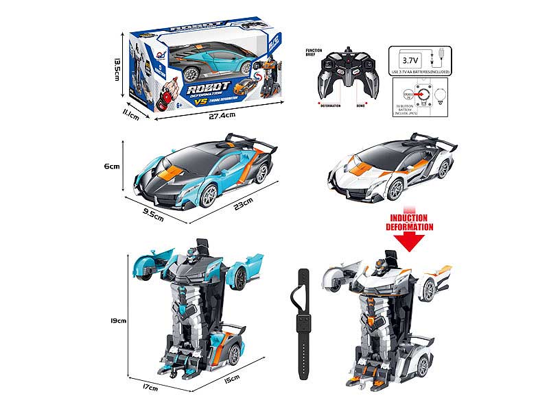 1:18 R/C Transforms Car W/L_Charge(2C) toys