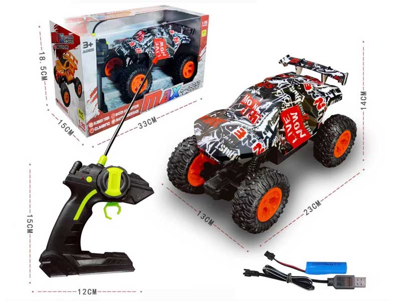 R/C Climbing Car 4Ways W/Charge toys