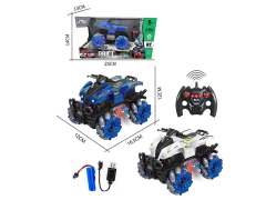 2.4G 1:36 R/C Motorcycle Police Car 7Ways W/L_Charge(2C)