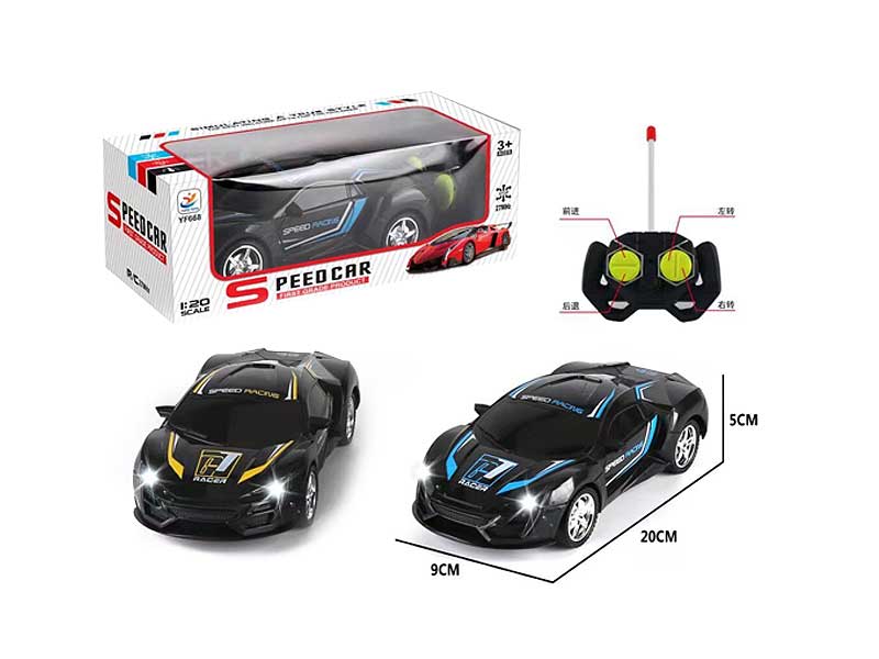 1:20 R/C Car 4Ways W/L(2C) toys