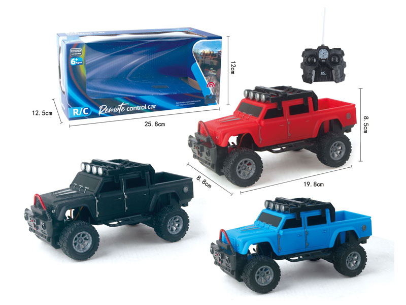 1:18 R/C Jeep 4Ways W/L(3C) toys