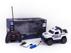 R/C Cross-country Police Car 4Ways W/L_Charge toys