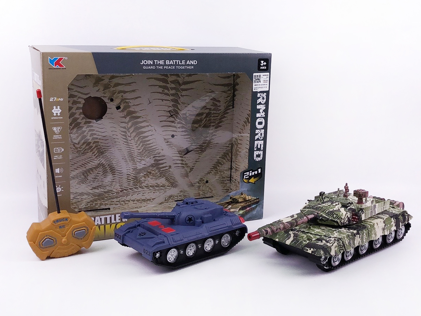 R/C Tank 2Ways W/L_M & B/O universal Panzer W/L_M toys