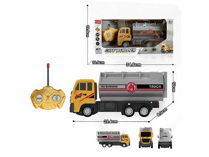 R/C Tank Truck 4Ways W/L toys