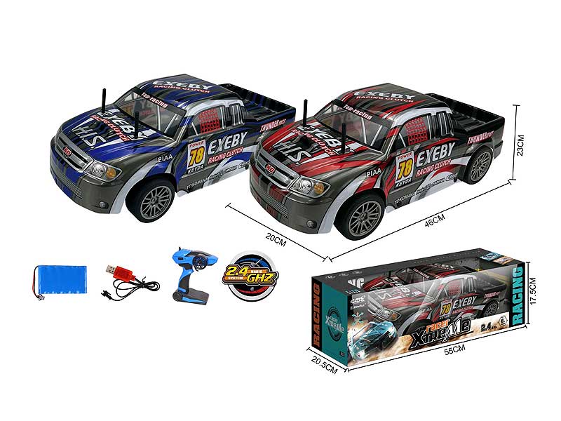 2.4G 1:10 R/C Car 4Ways W/Charge(2C) toys