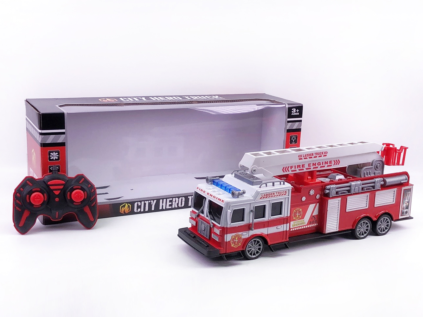 2.4G R/C Fire Engine 4Ways W/L_M toys