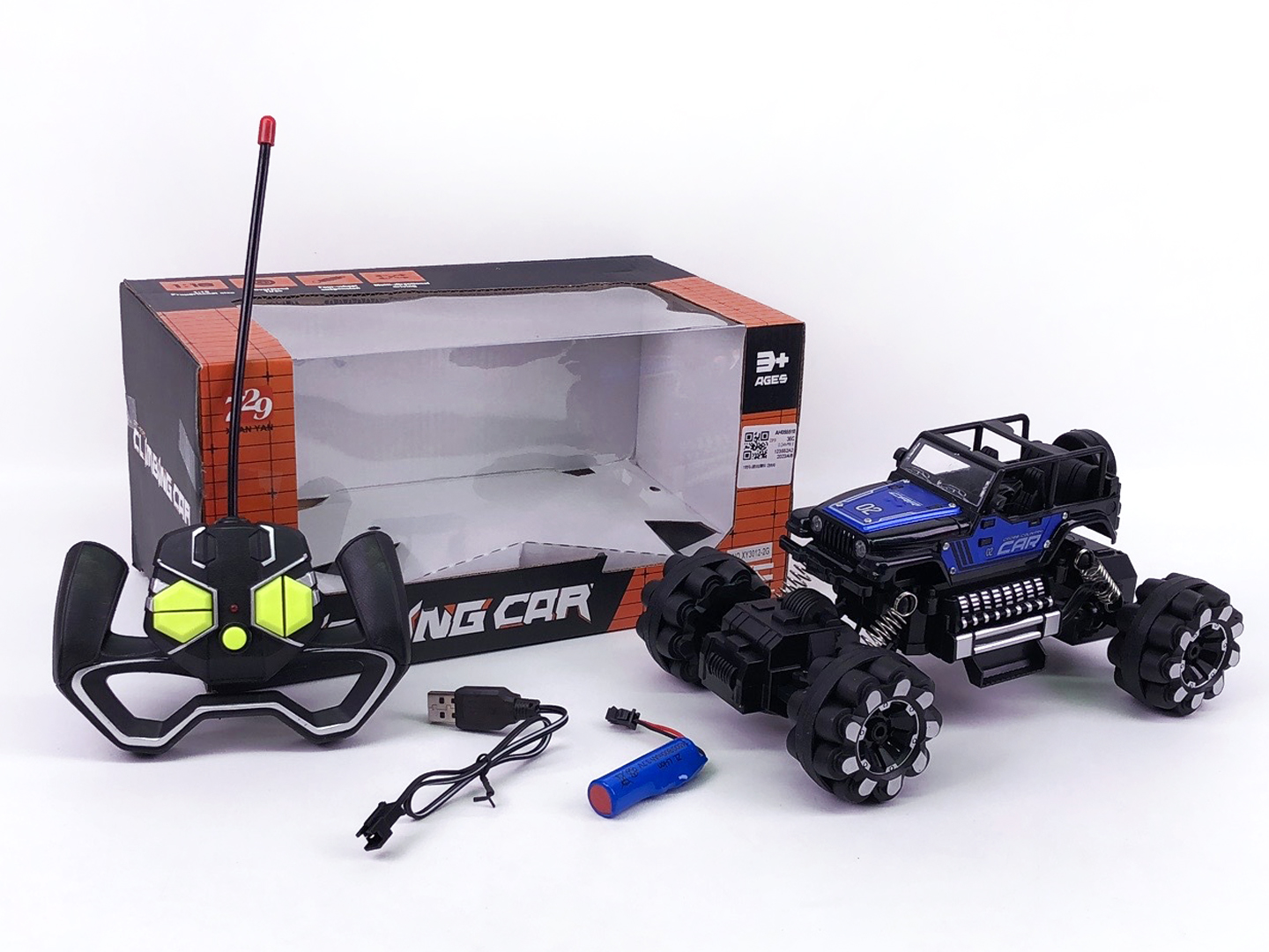 1:18 Die Cast Climbing Car R/C W/Charge(2C) toys