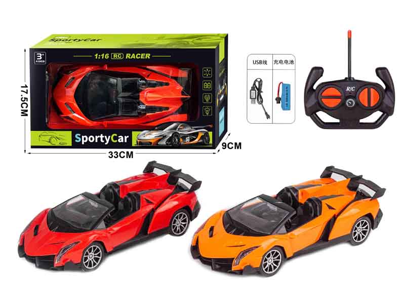 1:16 R/C Racing Car 4Way W/L_Charge(2C) toys