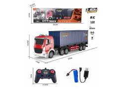 2.4G 1:24 R/C Container Truck 6Ways W/L_M_Charge