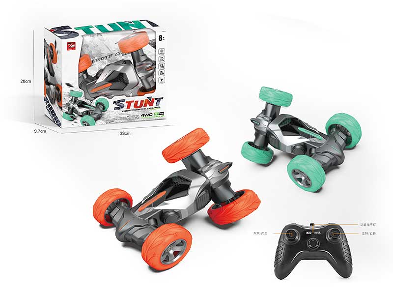 2.4G R/C Stunt Tumbling Car W/L toys