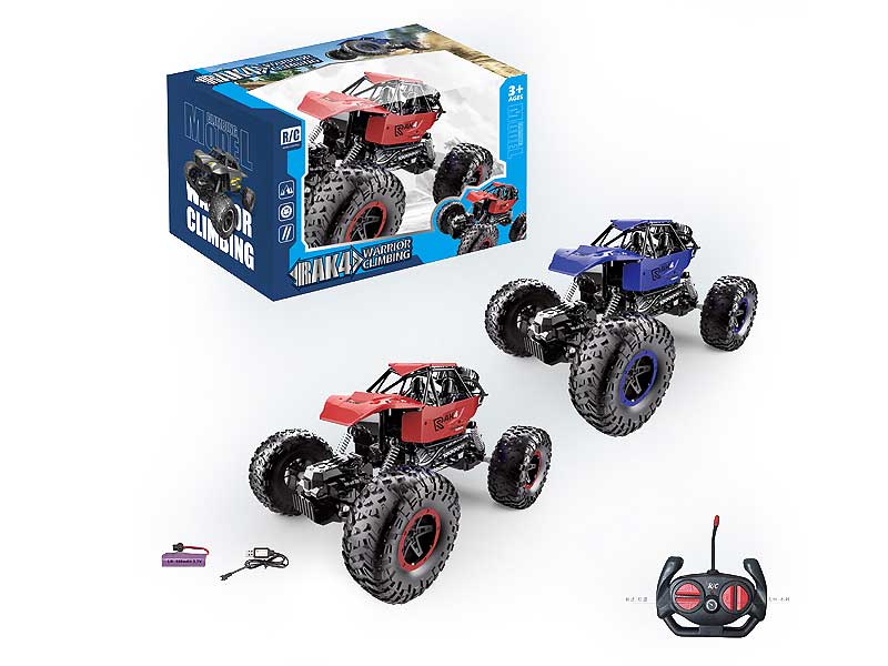 1:18 Die Cast Climbing Car R/C W/Charge(2C) toys