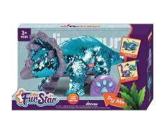 R/C Plush Triceratops