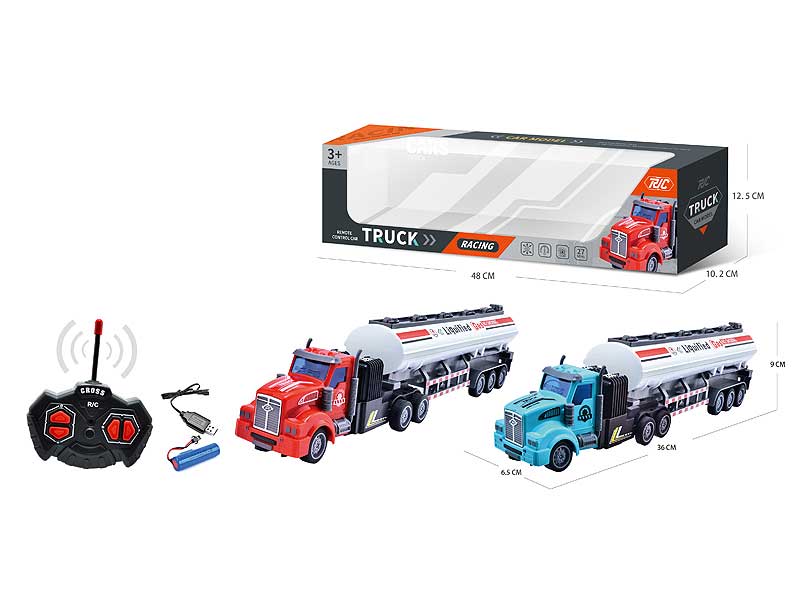 R/C Tank Truck 4Ways W/L_Charge(2C) toys