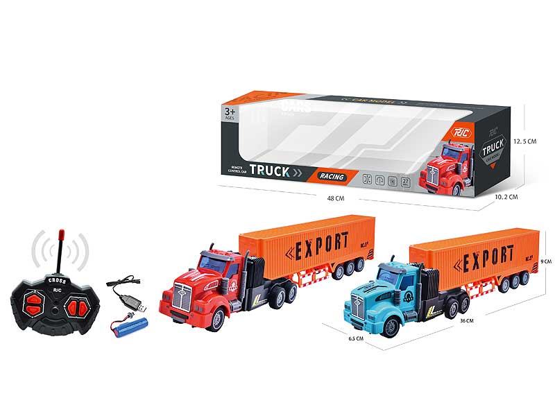 R/C Container Truck  4Ways W/L_Charge(2C) toys