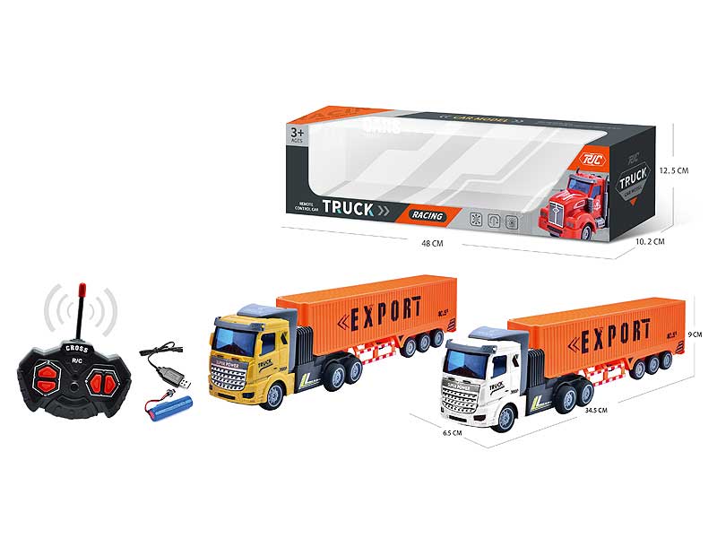 R/C Container Truck  4Ways W/L_Charge(2C) toys