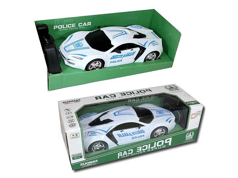 1:18 R/C Police Car 4Ways toys