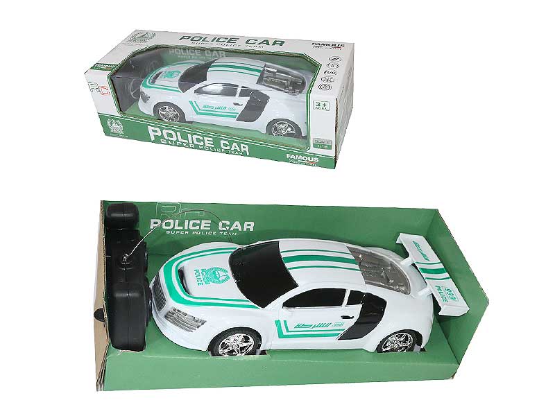 1:18 R/C Police Car 4Ways toys