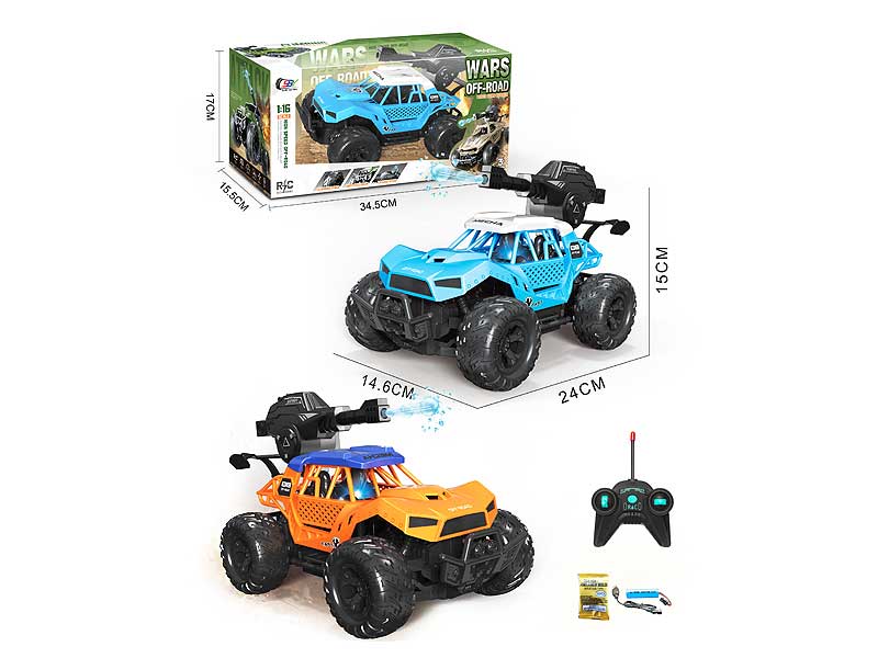 1:16 R/C Water Bomb Cross-country Car 5Ways W/L_Charge(2C) toys