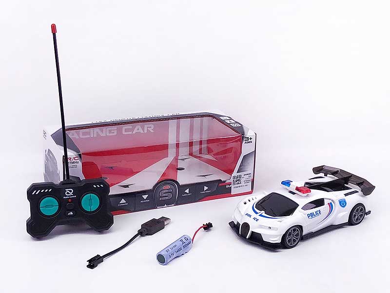 1:20 R/C Police Car 4Way W/L_Charge toys