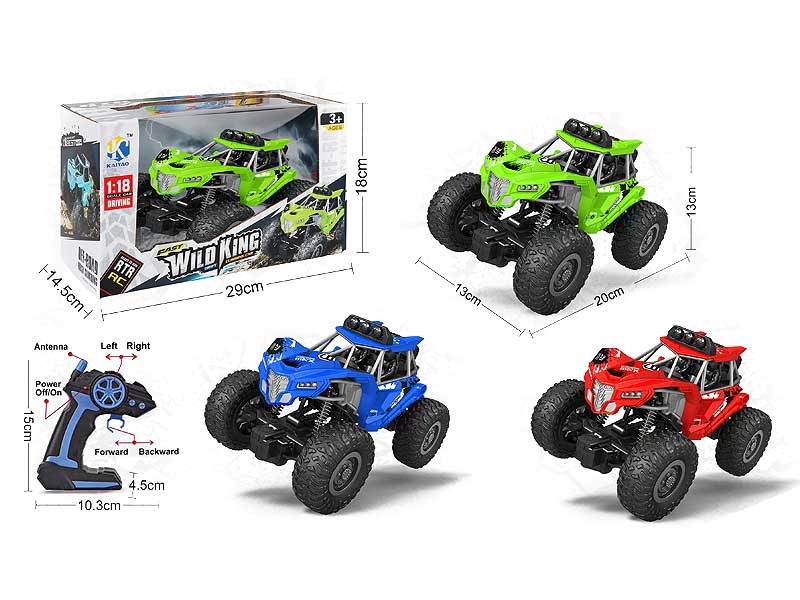 1:18 R/C Climbing Car 4Ways W/Charge(3C) toys