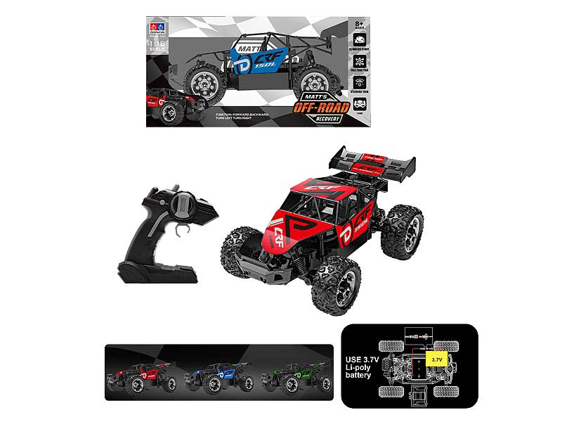 2.4G 1：16 R/C Climb Car W/Charger(3C) toys