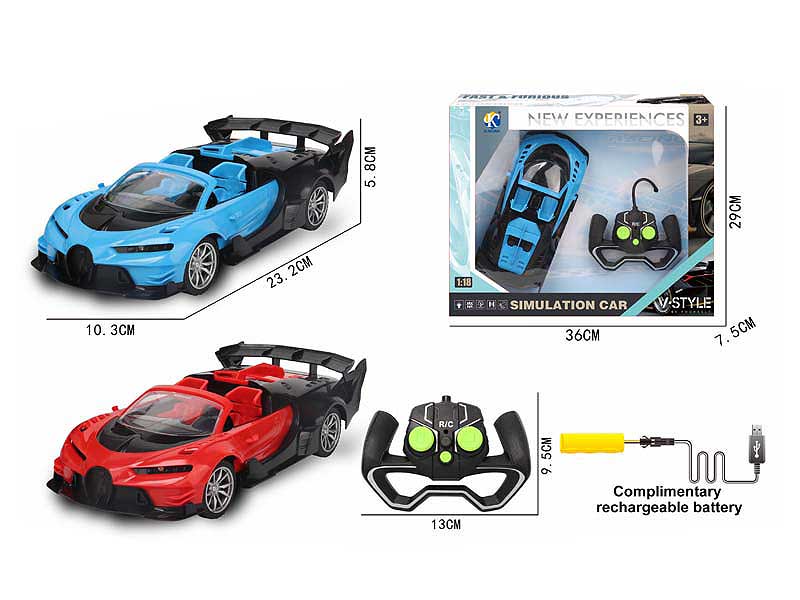 1:18 R/C Car 4Ways W/L_Charge toys