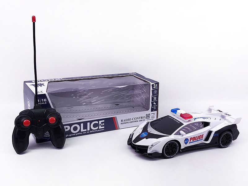 1:16 R/C Police Car 4Ways toys