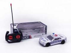 1:24 R/C Police Car 4Way W/L