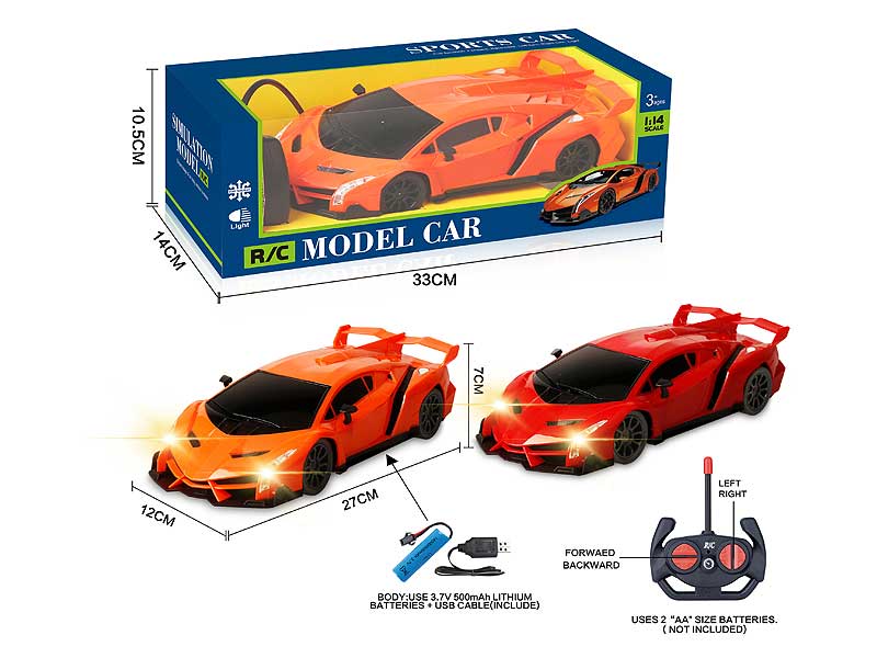 1:14 R/C Car 4Ways W/L_Charge(2C) toys