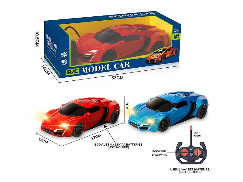 1:14 R/C Car 4Ways W/L(2C) toys