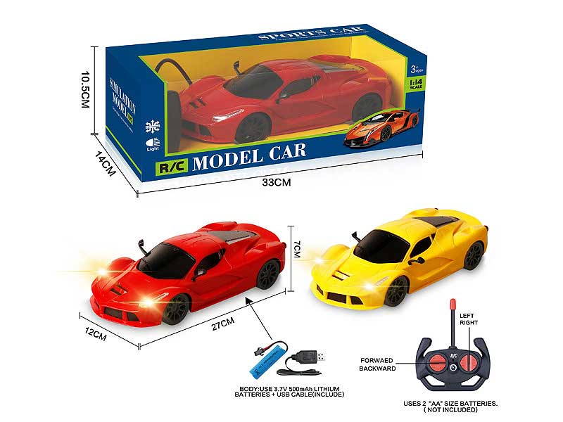 1:14 R/C Car 4Ways W/L_Charge(2C) toys