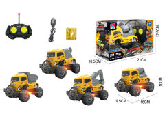1:24 R/C Construction Truck 4Ways W/L_Charge(4S)