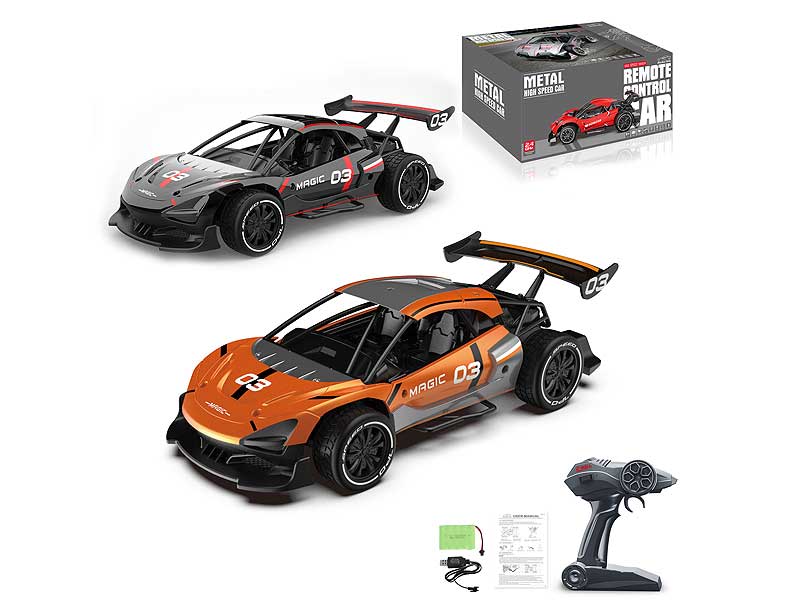 2.4G 1:14 Die Cast Car 4Ways R/C W/Charger(2C) toys