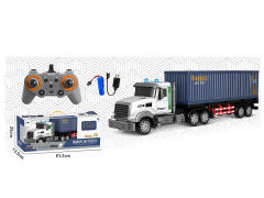 2.4G1:12 R/C Container Truck 9Ways W/L_M_Charge toys