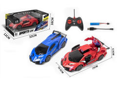 1:18 R/C Transforms Car 5Ways W/L_Charge(2C) toys