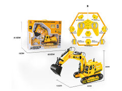 R/C Excavator 12Ways W/L_M_Charge toys