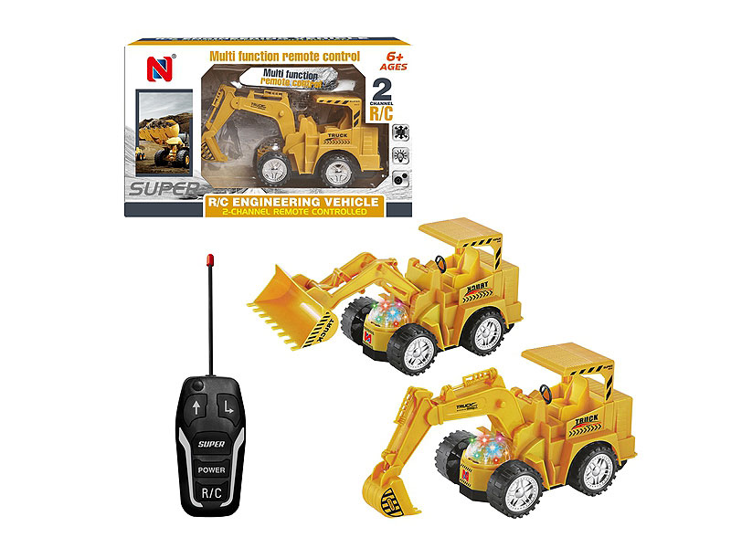 R/C Construction Truck 2Ways W/L(2S) toys