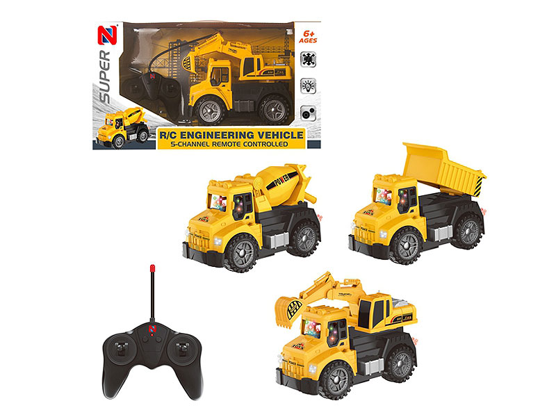 R/C Construction Truck 5Ways W/L_Charge(3S) toys