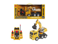 R/C Construction Truck 6Ways W/L_M_Charge toys