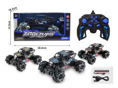 2.4G R/C Stunt Cross-country Car 4Ways W/L_Charger(3C) toys