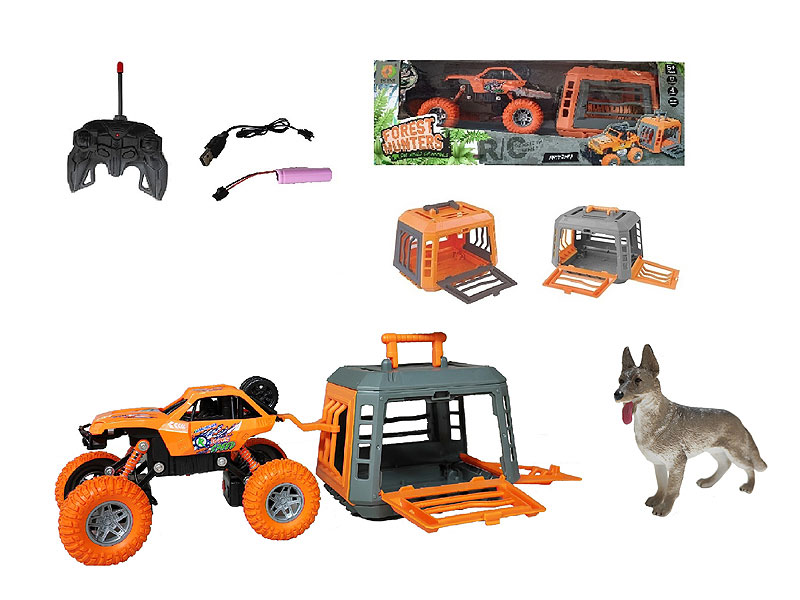 1:20 R/C Car With  Cage Catch Sheepdog W_Charger toys