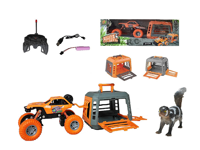 1:20 R/C Car With Cage Catch Skunk W/Charge toys