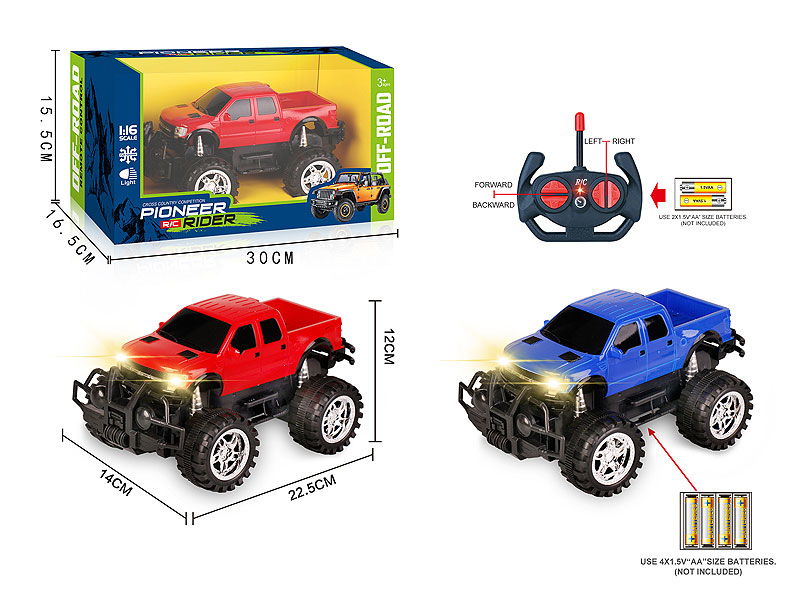 1:16 R/C Cross-country Car 4Ways W/L(2C) toys