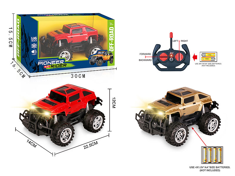 1:16 R/C Cross-country Car 4Ways W/L(2C) toys