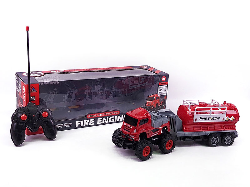 1:18 R/C Fire Engine 4Ways toys