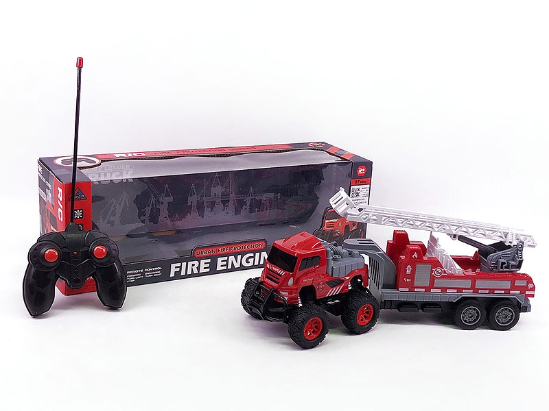 1:18 R/C Fire Engine 4Ways toys