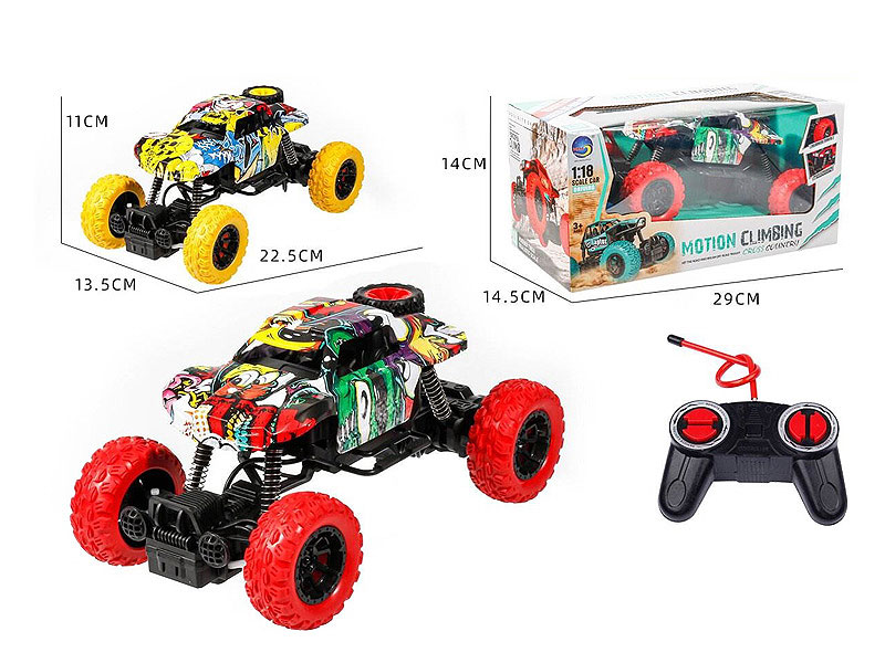 1:18 R/C Climbing Car 4Ways(2C) toys