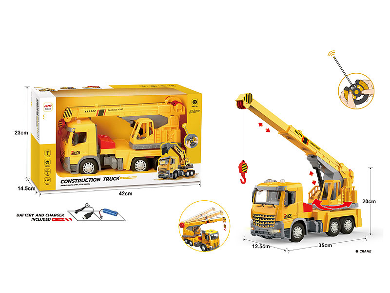 R/C Construction Truck 4Ways W/L_Charge toys